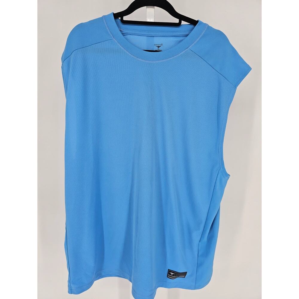 Cheetah Athletics Mens Sz XXL Sleeveless Mesh Athletic Tank Top Light Blue